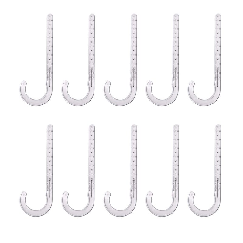 Highcraft PXJHNG004-10 PEX Support J-Hook Hanger with Nails; for 4 in. Pipe, Rope, Cable; Hard Plastic (10 Pack) - Image 1